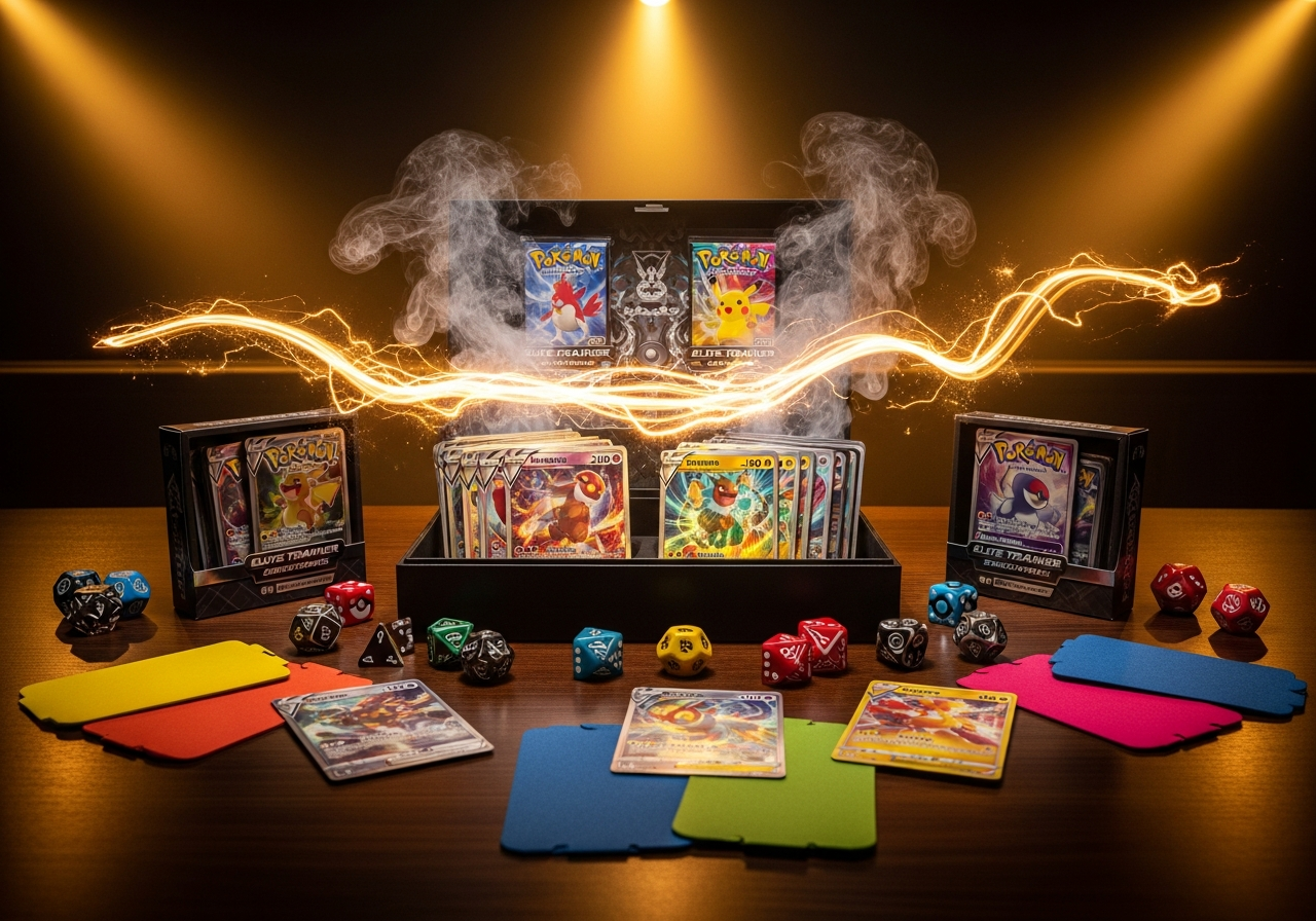 Cérémonie d'ouverture de coffret Pokémon collector édition limitée